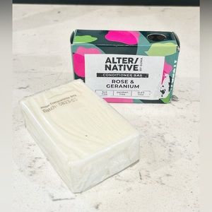 Alter/Native By Suma Conditioner Bar Rose & Geranium Made in UK NIB